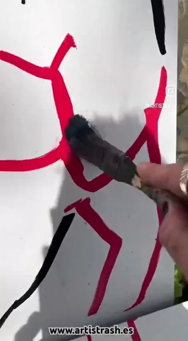 Adiós BCN – street art: scene from the Art Is Trash video by Francisco de Pájaro