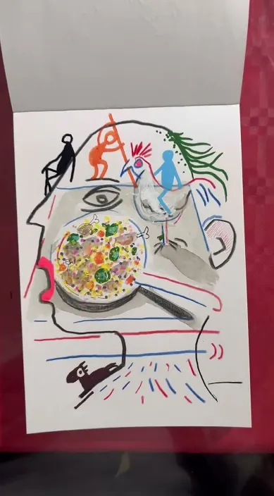 ARROZ CON POLLO #franciscodepajaro #arteurbano #art Arroz con pollo – street art in Barcelona: scene from the Art Is Trash video by Francisco de Pájaro
