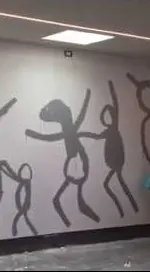  – street art in Barcelona: scene from the Art Is Trash video by Francisco de Pájaro