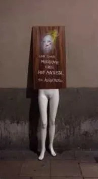  – street art in Barcelona: scene from the Art Is Trash video by Francisco de Pájaro