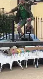  – street art in Barcelona: scene from the Art Is Trash video by Francisco de Pájaro