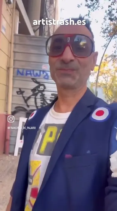 Auditivas y visuales – street art in Barcelona: scene from the Art Is Trash video by Francisco de Pájaro