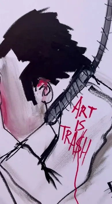 AUTÓNOMO #franciscodepajaro #art #arteurbano Autónomo – street art in Barcelona: scene from the Art Is Trash video by Francisco de Pájaro