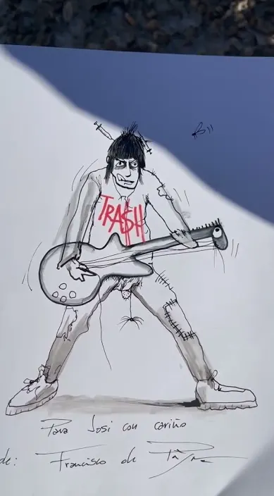 Book trash www. es – street art in Barcelona: scene from the Art Is Trash video by Francisco de Pájaro
