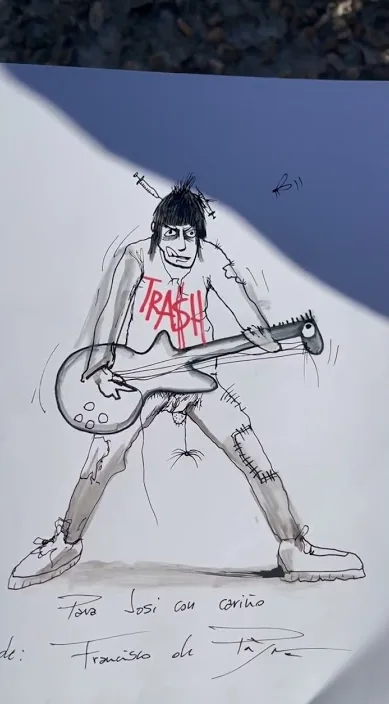 Book trash www. es – street art in Barcelona: scene from the Art Is Trash video by Francisco de Pájaro