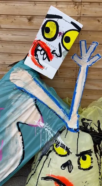 Festival cruïlla – street art in Barcelona: scene from the Art Is Trash video by Francisco de Pájaro