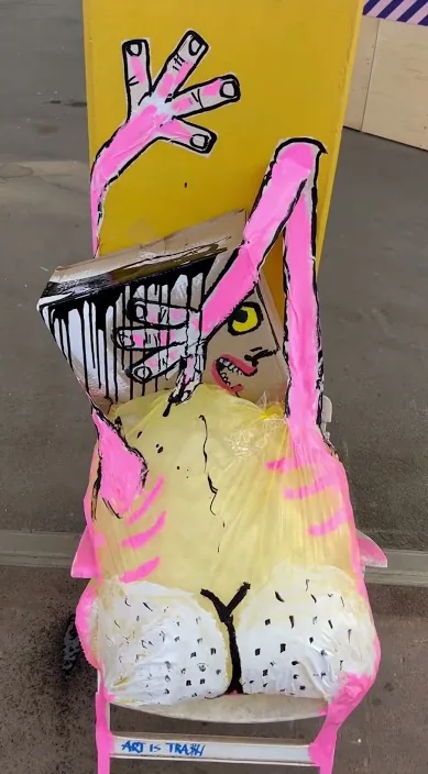 Festival cruilla – street art in Barcelona: scene from the Art Is Trash video by Francisco de Pájaro