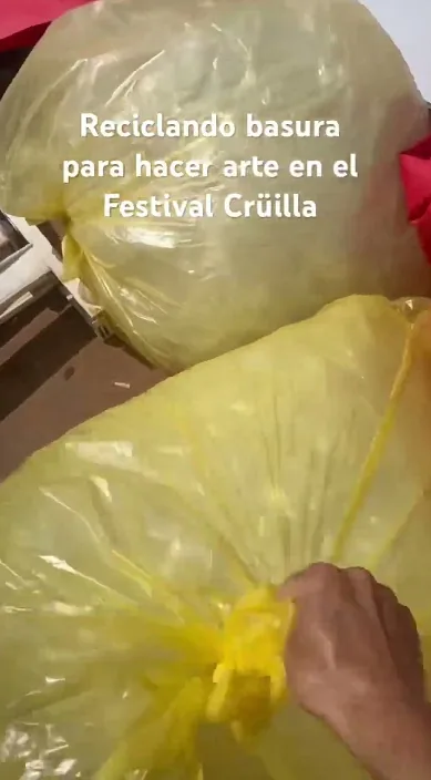 Festival Cruilla – street art in Barcelona: scene from the Art Is Trash video by Francisco de Pájaro