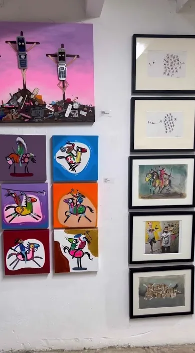 Galería – street art in Barcelona: scene from the Art Is Trash video by Francisco de Pájaro