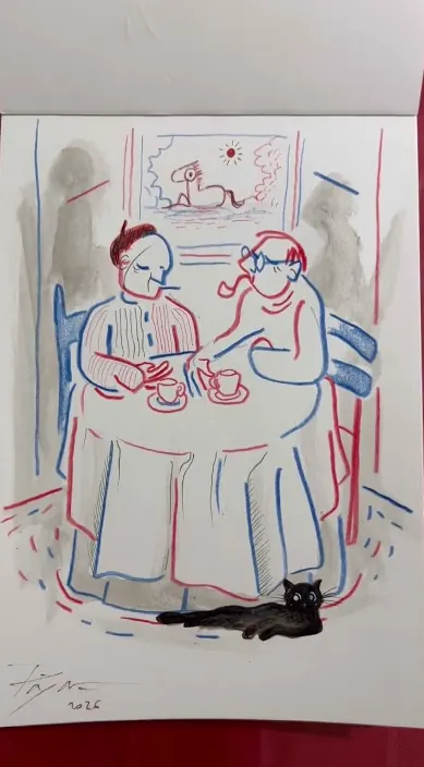 LA CAMILLA #franciscodepajaro #art La camilla – street art in Barcelona: scene from the Art Is Trash video by Francisco de Pájaro