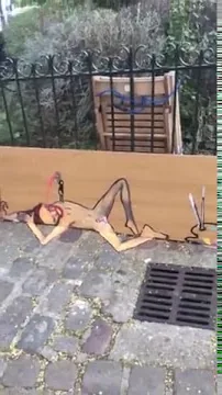 París, 2017 – street art in Barcelona: scene from the Art Is Trash video by Francisco de Pájaro