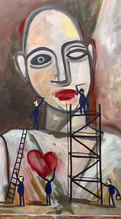 RECHAZO #art #franciscodepajaro Rechazo – street art in Barcelona: scene from the Art Is Trash video by Francisco de Pájaro