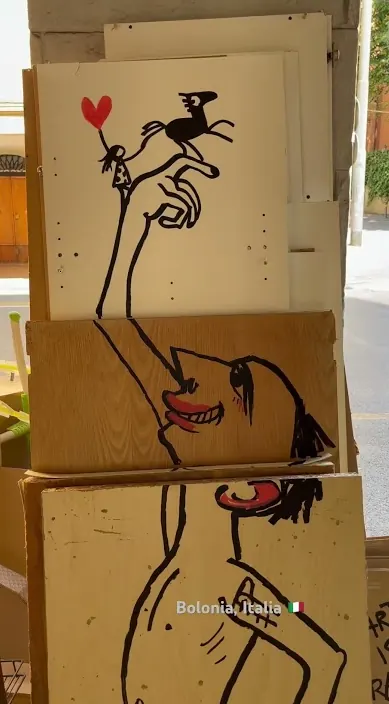 REGALarte – street art in Barcelona: scene from the Art Is Trash video by Francisco de Pájaro