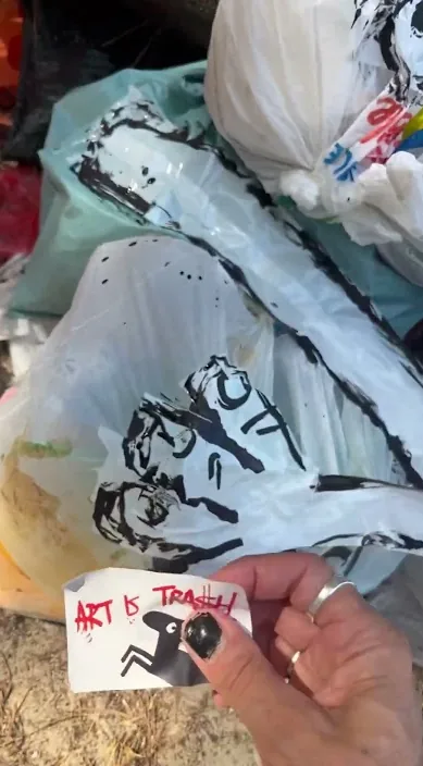 Rivabella, GALLIPOLI – street art in Barcelona: scene from the Art Is Trash video by Francisco de Pájaro