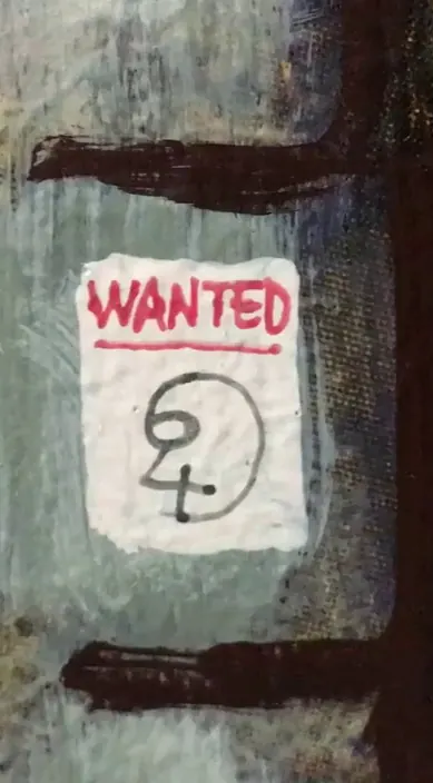 Se busca vivo o dormido – street art in Barcelona: scene from the Art Is Trash video by Francisco de Pájaro