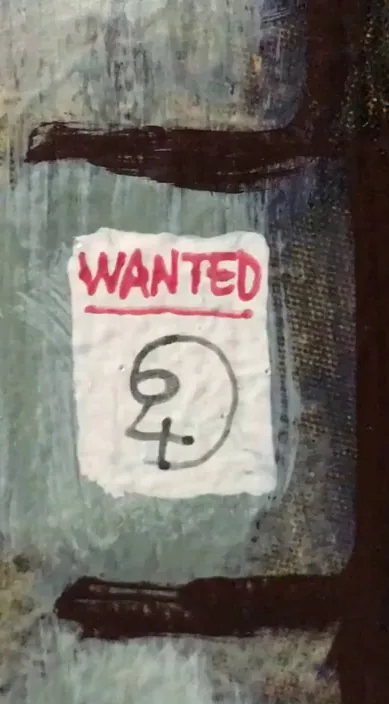 Se busca vivo o dormido – street art in Barcelona: scene from the Art Is Trash video by Francisco de Pájaro