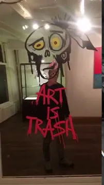 Solo Exhibition AMSTERDAM – street art in Barcelona: scene from the Art Is Trash video by Francisco de Pájaro