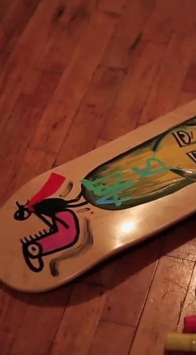 Art is Trash - Tra$hboard for SKATEBOARD ART EXHIBITION 2016 Tra$hboard for skateboard art exhibition 2016 – street art in New York: scene from the Art Is Trash video by Francisco de Pájaro