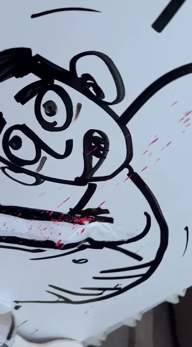 Urbano es – street art: scene from the Art Is Trash video by Francisco de Pájaro