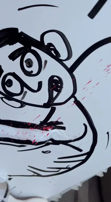 Urbano es – street art: scene from the Art Is Trash video by Francisco de Pájaro