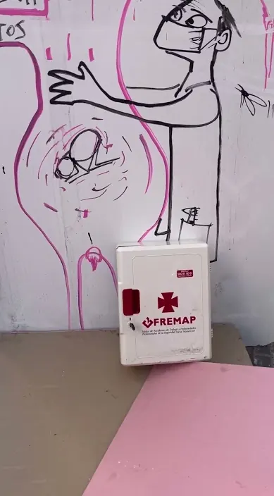VOY A SER MAMÁ #franciscodepajaro #art #arteurbano #trashart Voy a ser mamá – street art in Barcelona: scene from the Art Is Trash video by Francisco de Pájaro